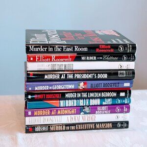 VTG Lot of 10 Elliott Roosevelt An Eleanor Roosevelt Mystery Series HC DJ 1st Ed